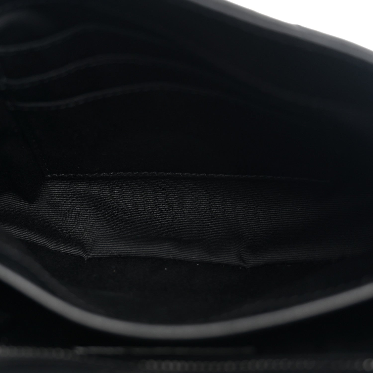 Saint Laurent Calfskin Y Quilted Monogram Monochrome Toy Loulou Crossbody Bag Black 4 of 10