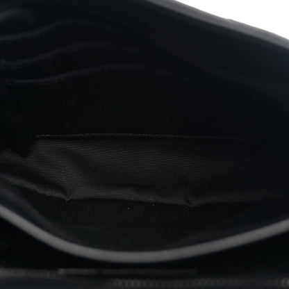 Saint Laurent Calfskin Y Quilted Monogram Monochrome Toy Loulou Crossbody Bag Black 4 of 10