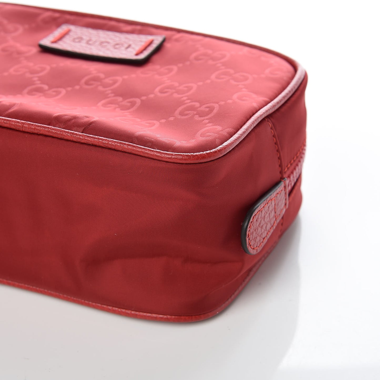 Nylon Monogram Dolmias Pouch Vibrant Red