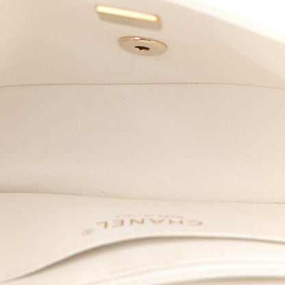 Chanel Lambskin Quilted Mini Rectangular Flap White 5 of 14