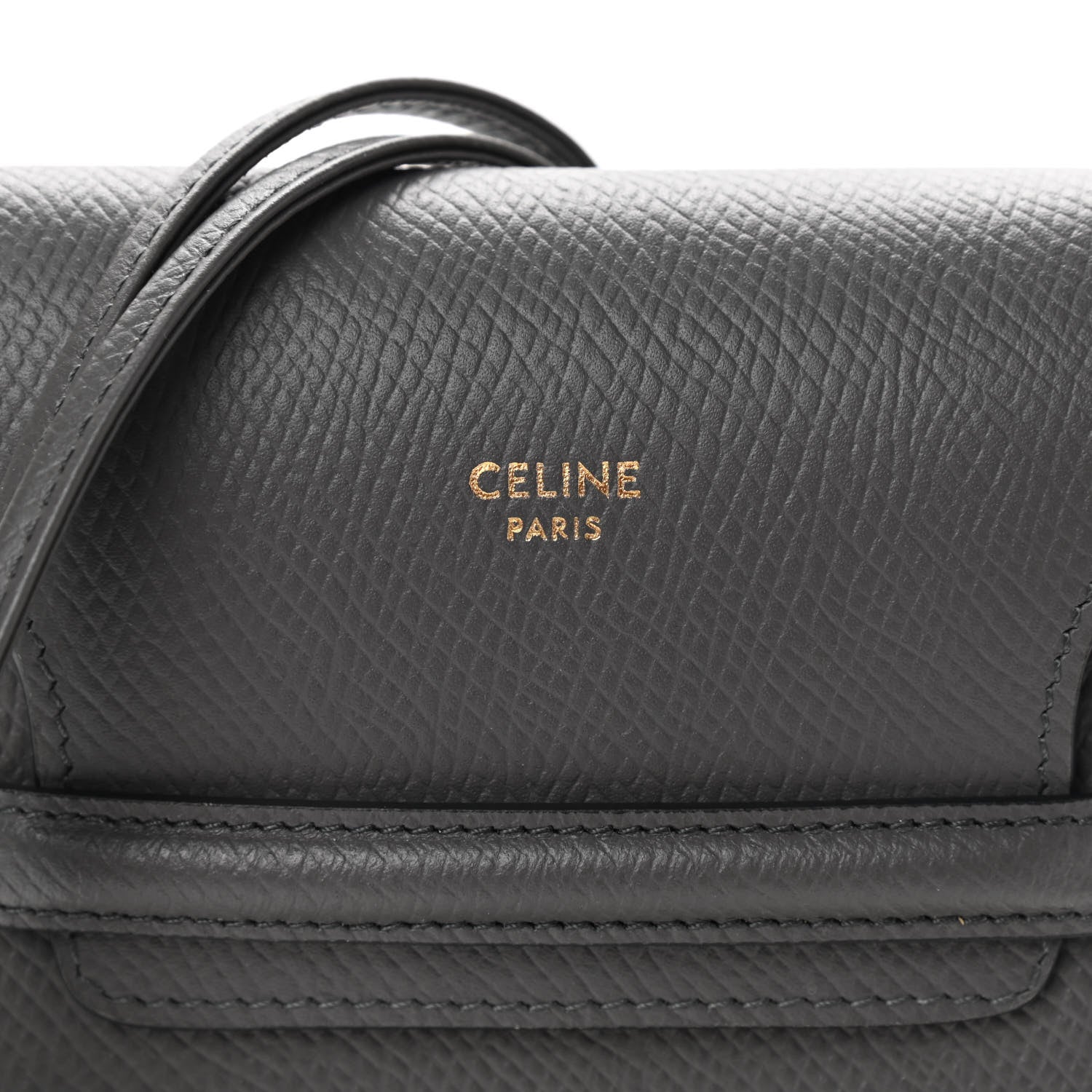 Celine Grained Calfskin Phone Pouch With Flap 7 of 11