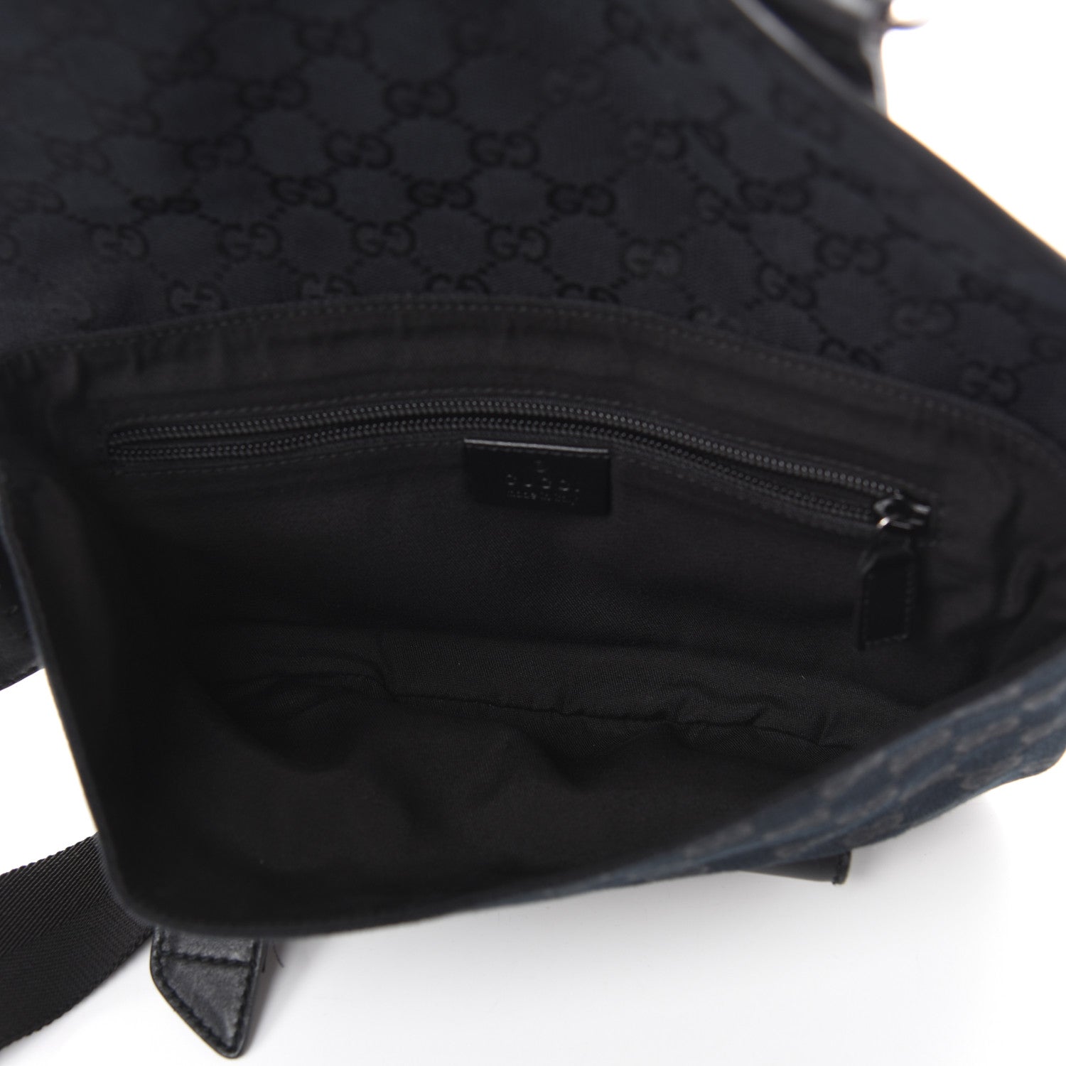 Gucci Monogram Waist Belt Bag Black 6 of 10