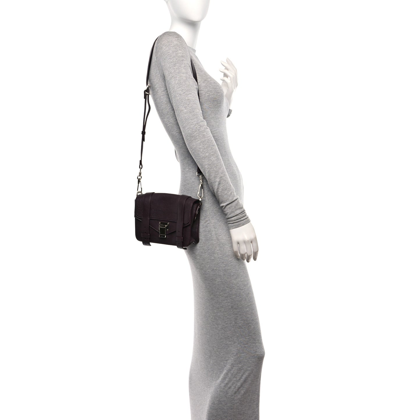 Lambskin PS1 Mini Crossbody Bag Oxblood