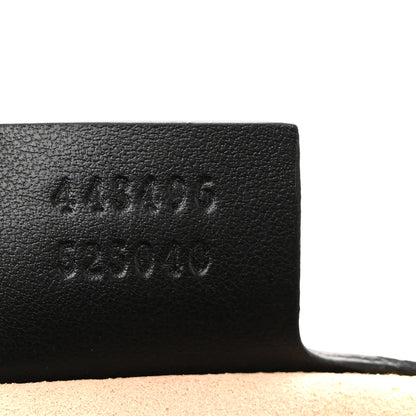Gucci Calfskin Matelasse Medium GG Marmont Shoulder Bag Black 13 of 23