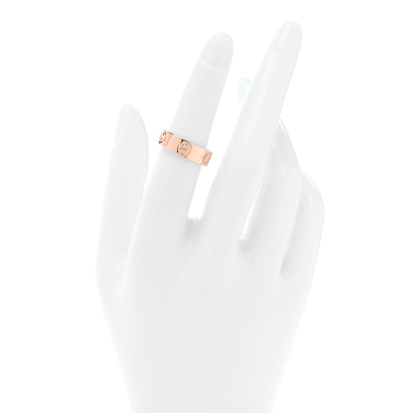 18K Pink Gold 5.5mm LOVE Ring 51 5.75
