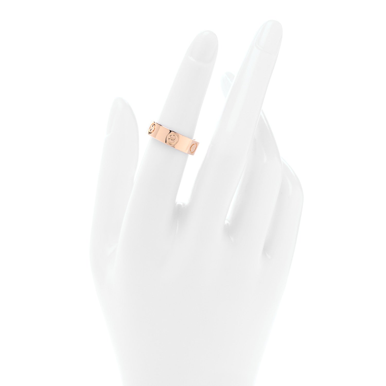 Cartier 18K Pink Gold 5.5mm LOVE Ring 51 5.75 2 of 4