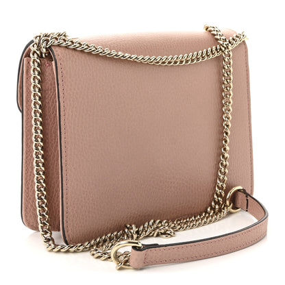 Gucci Dollar Calfskin Small Interlocking G Shoulder Bag Soft Pink 3 of 10