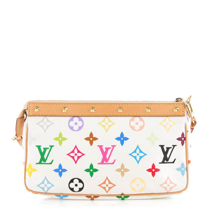 Louis Vuitton Monogram Multicolor Pochette Accessories White 1 of 7