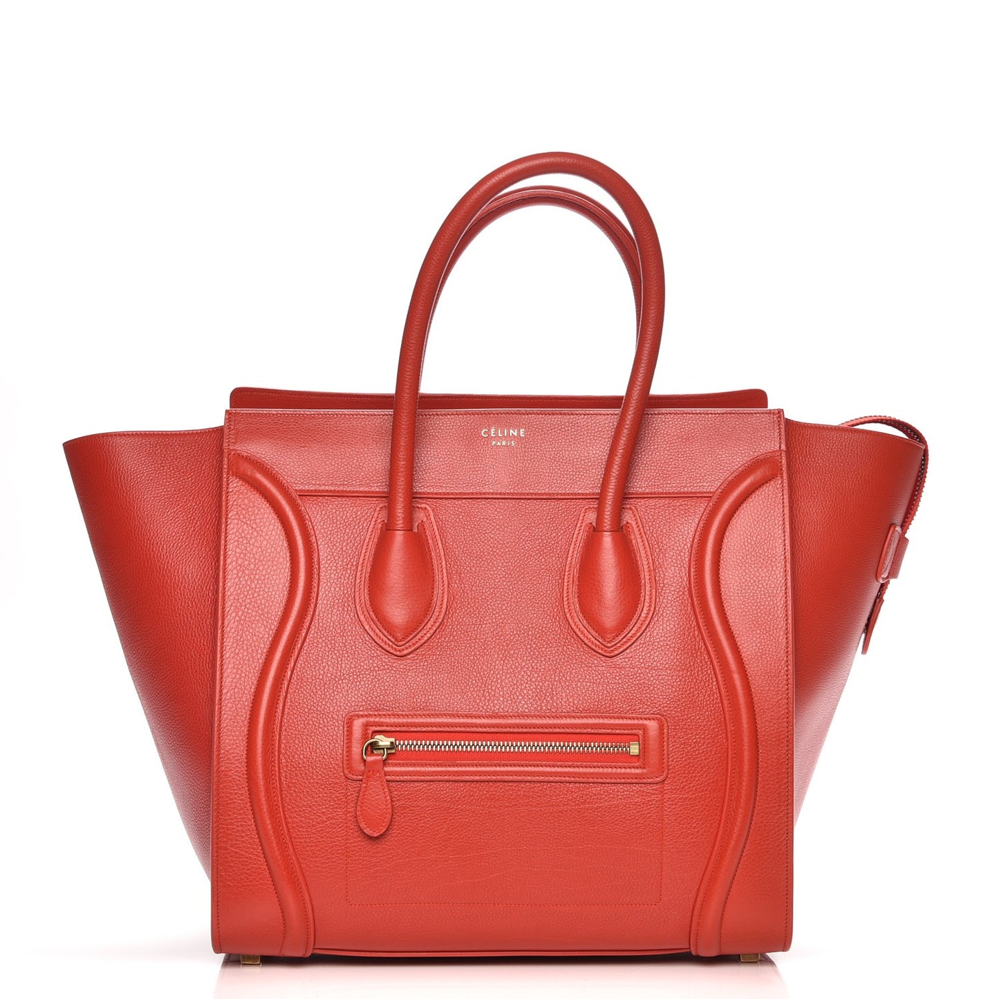 Baby Calfskin Mini Luggage Red