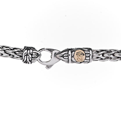 John Hardy Sterling Silver 22K Yellow Gold Palu Station Necklace 6 of 6