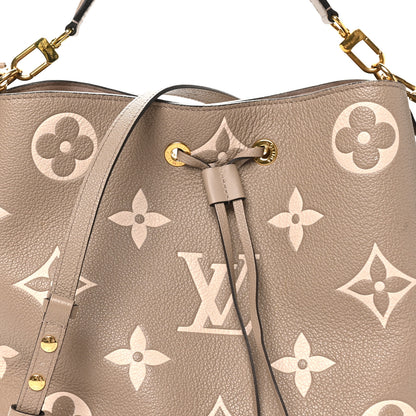 Louis Vuitton Empreinte Monogram Giant Neonoe MM Tourterelle Creme 7 of 9