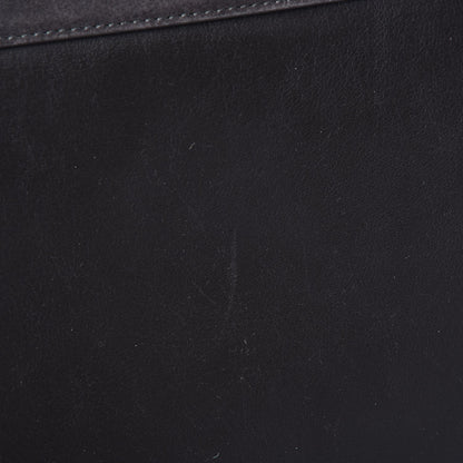 Chloe Calfskin Suede Medium Faye Shoulder Bag Carbon Grey 12 of 12