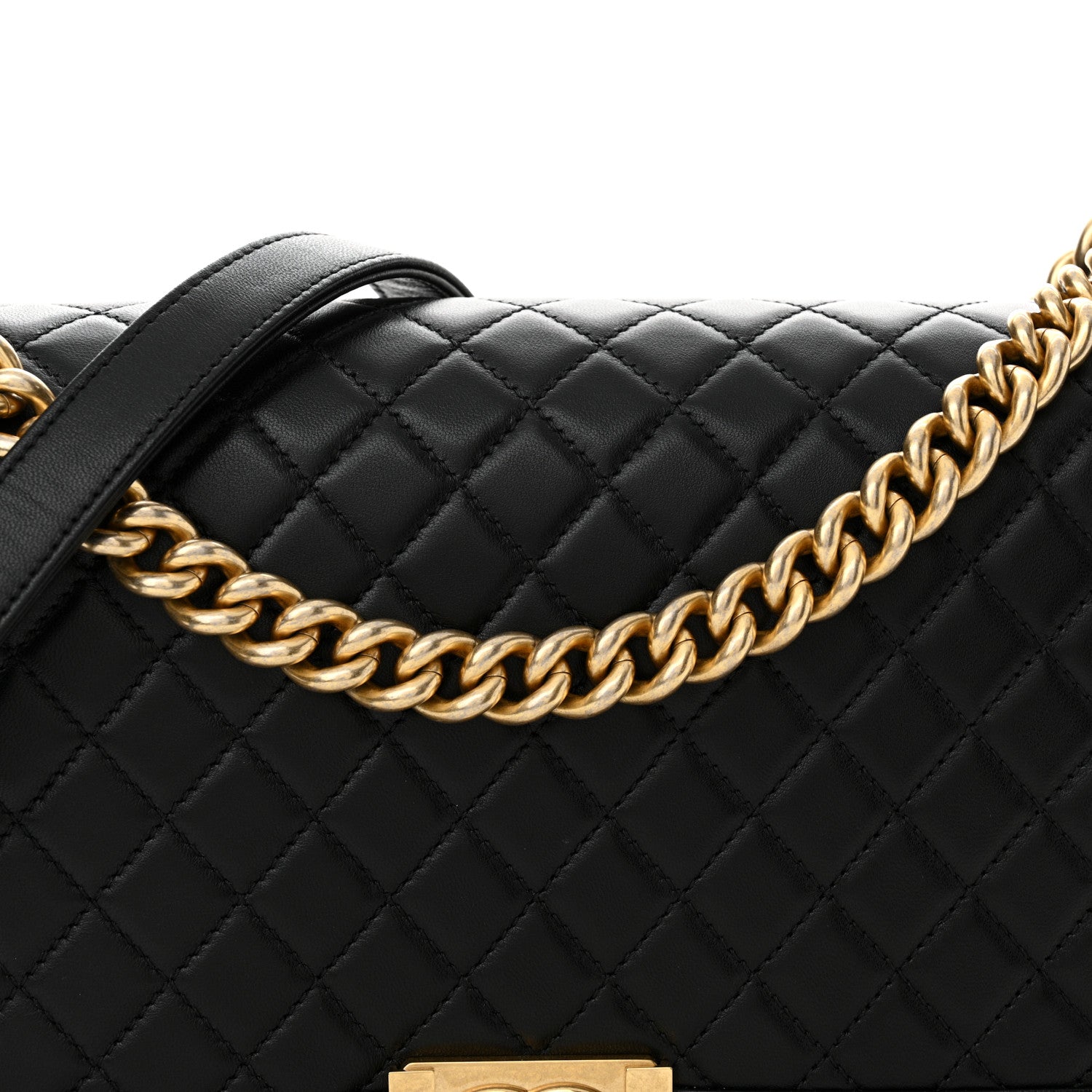 Chanel Lambskin Quilted New Medium Boy Flap Black 8 of 10