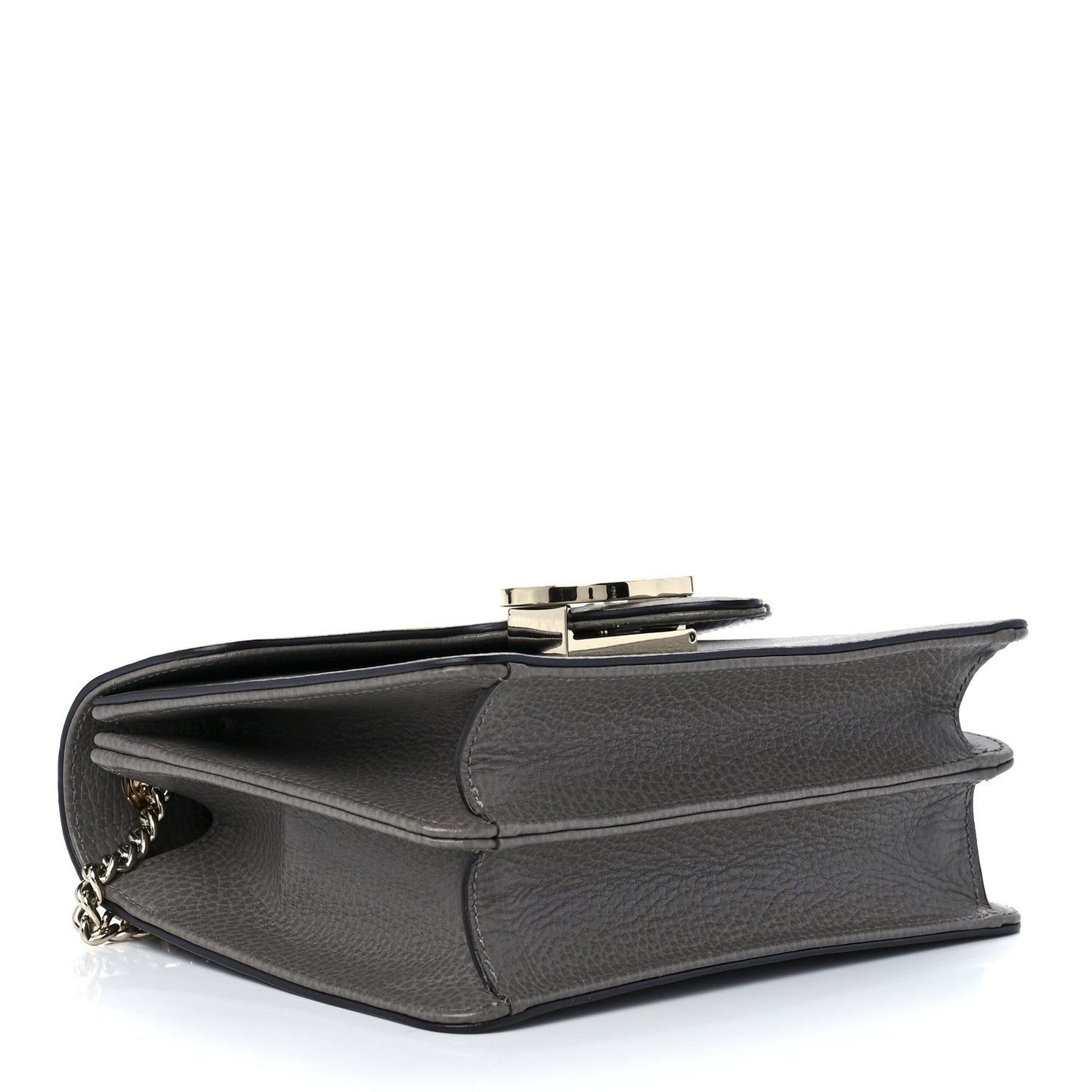 Dollar Calfskin Small Interlocking G Shoulder Bag Loess