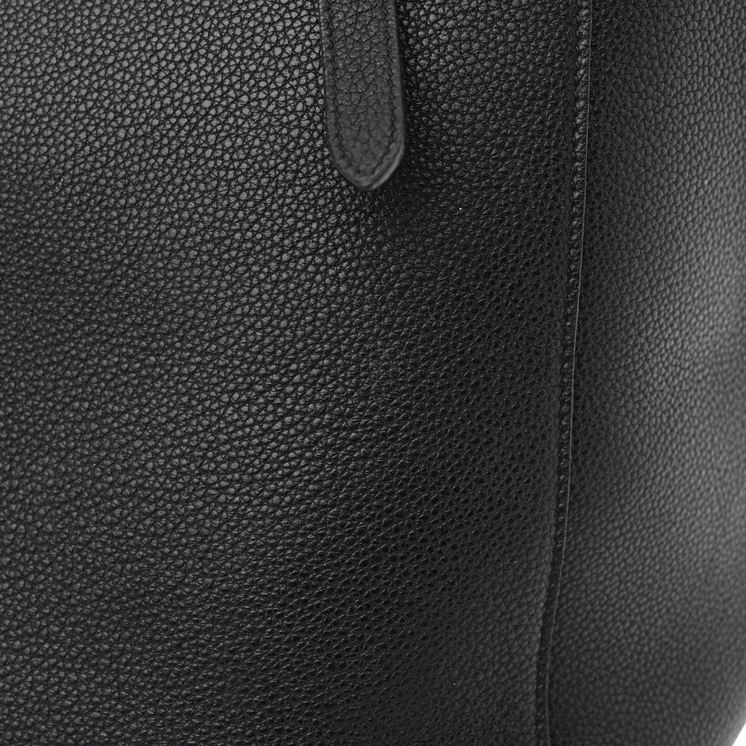 Celine Soft Grained Calfskin Small Belt Cabas Phantom Black 11 of 12