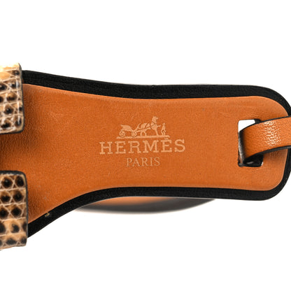 Hermes Lizard Butler Calfskin Hunter Oran Nano Bag Charm Ombre 3 of 3