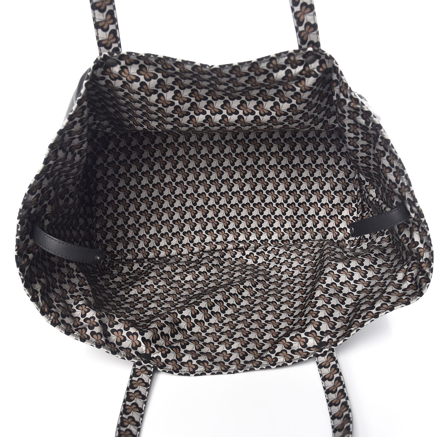 Bottega Veneta Nappa Nylon Medium Reversible Butterfly Shoulder Bag Black Cement 8 of 9