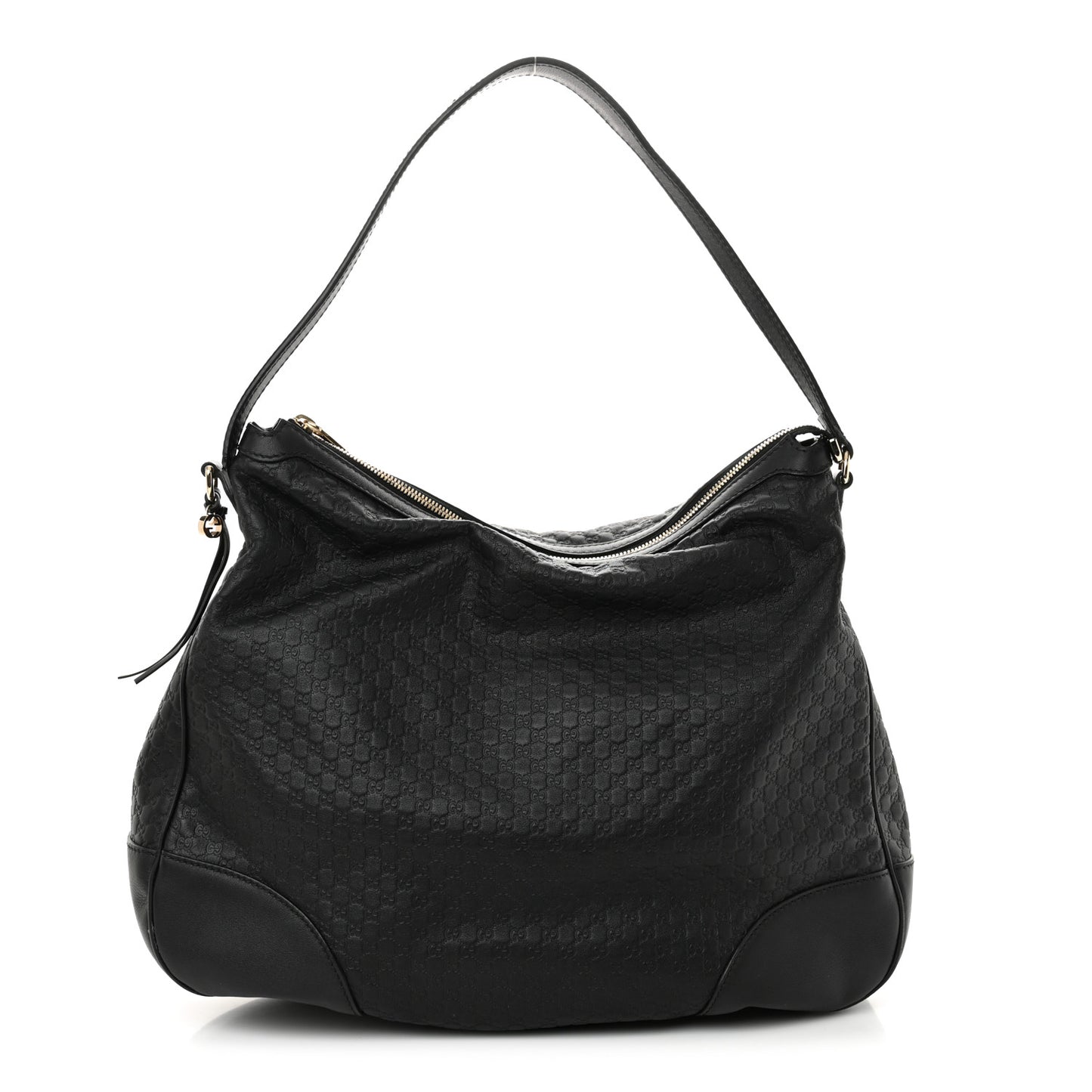 Soft Microguccissima Margaux Hobo Black