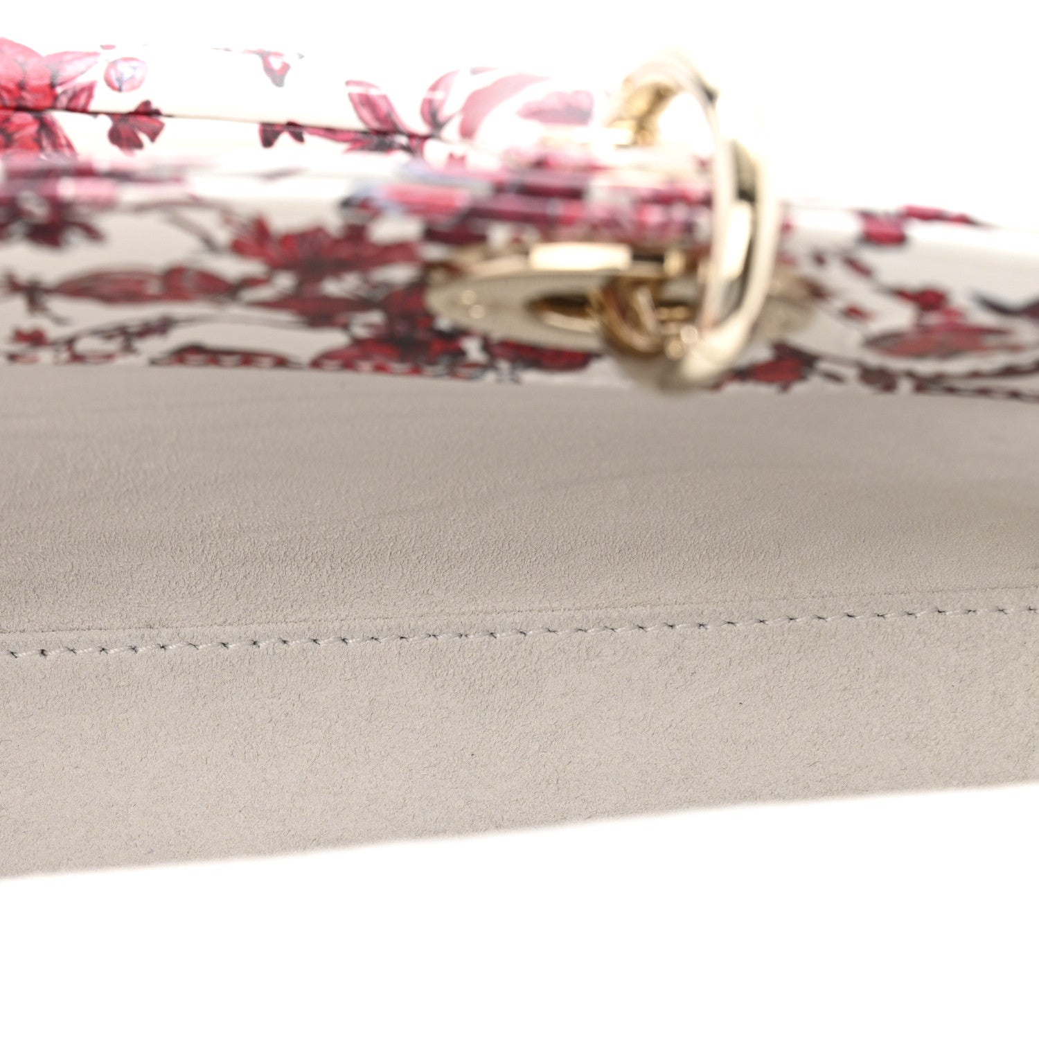 Christian Dior Calfskin Le Coeur Des Papillons Small Lady D-Joy White 4 of 12