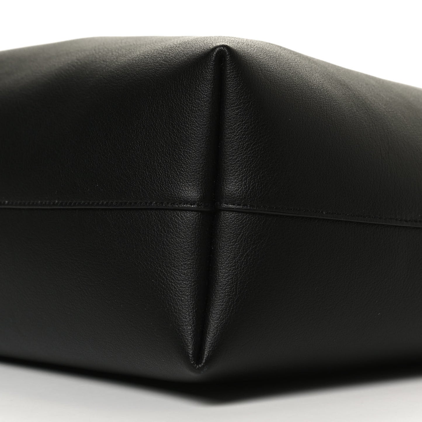 Calfskin Large Shopping Tote Black