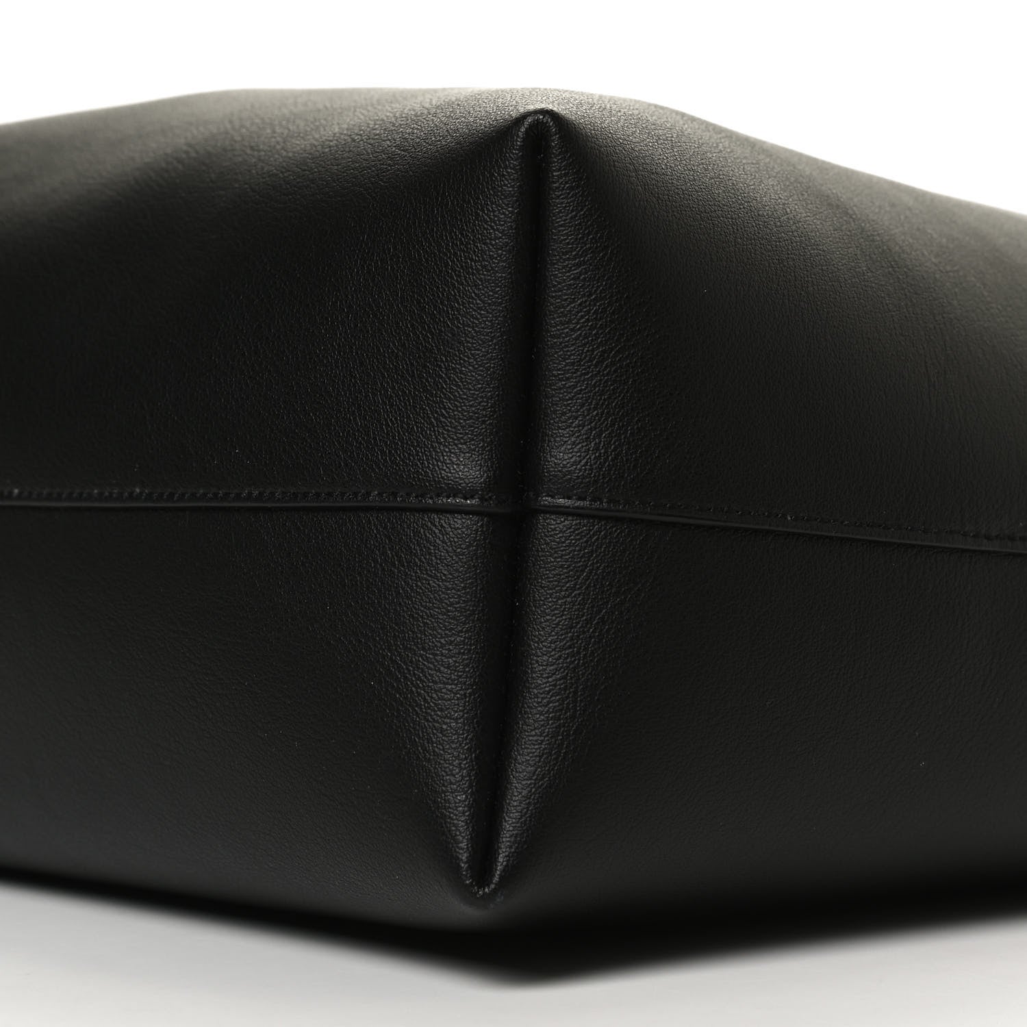 Saint Laurent Calfskin Large Shopping Tote Black 9 of 9