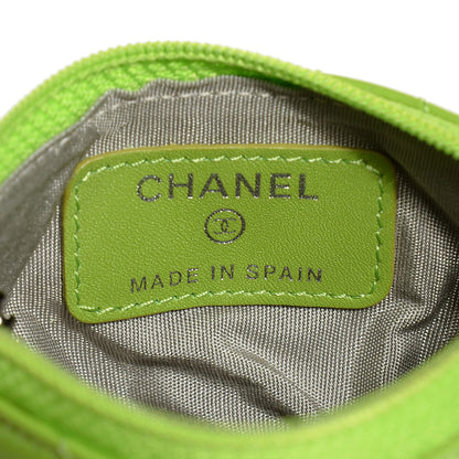 Chanel Patent Quilted Brilliant Key Holder Case Light Green 7 of 8