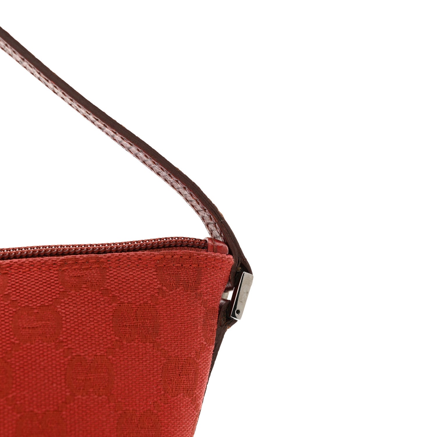 Gucci Monogram Boat Pochette Red 12 of 13