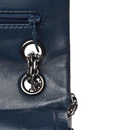 Chanel Patent Quilted 2.55 Reissue 225 Flap Blue 10 of 22