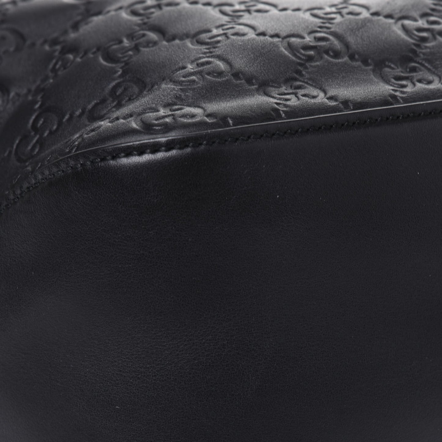 Guccissima Signature Large Linea A Hobo Black