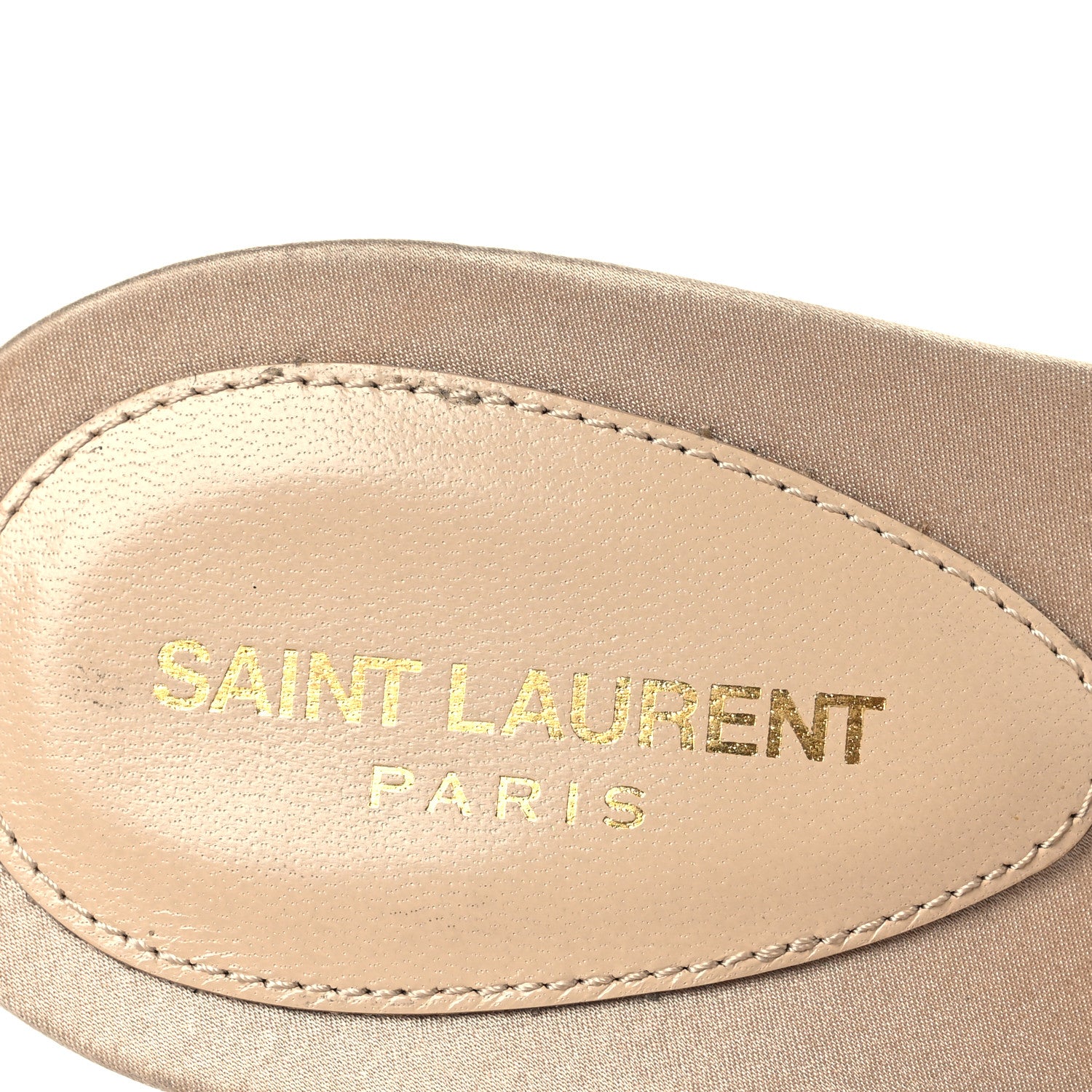 Saint Laurent Faux Fur La 16 Mule Sandals 39 Light Beige 9 of 9
