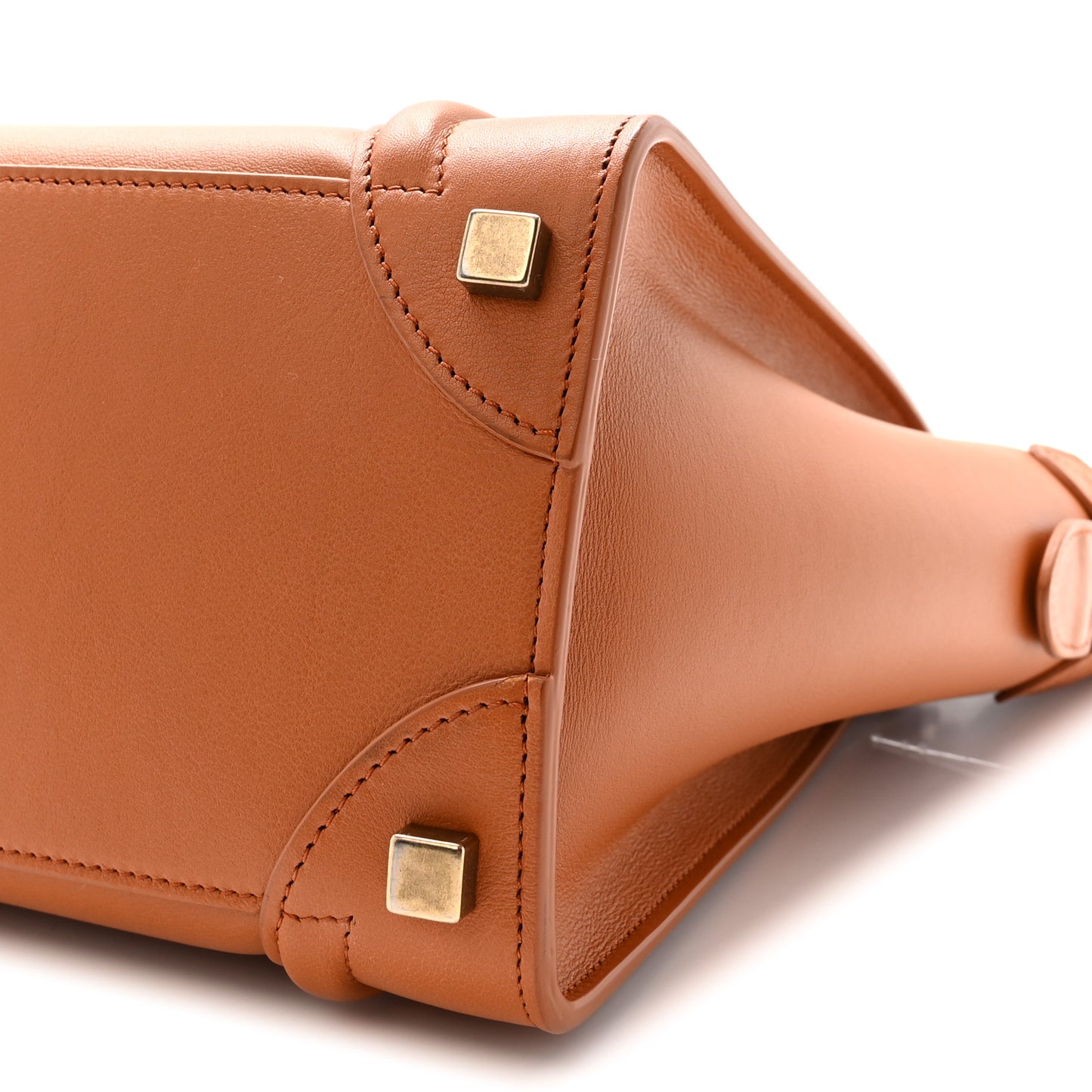 Smooth Calfskin Micro Luggage Light Copper