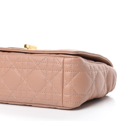 Christian Dior Lambskin Cannage Small Caro Bag Rose Des Vents 7 of 9