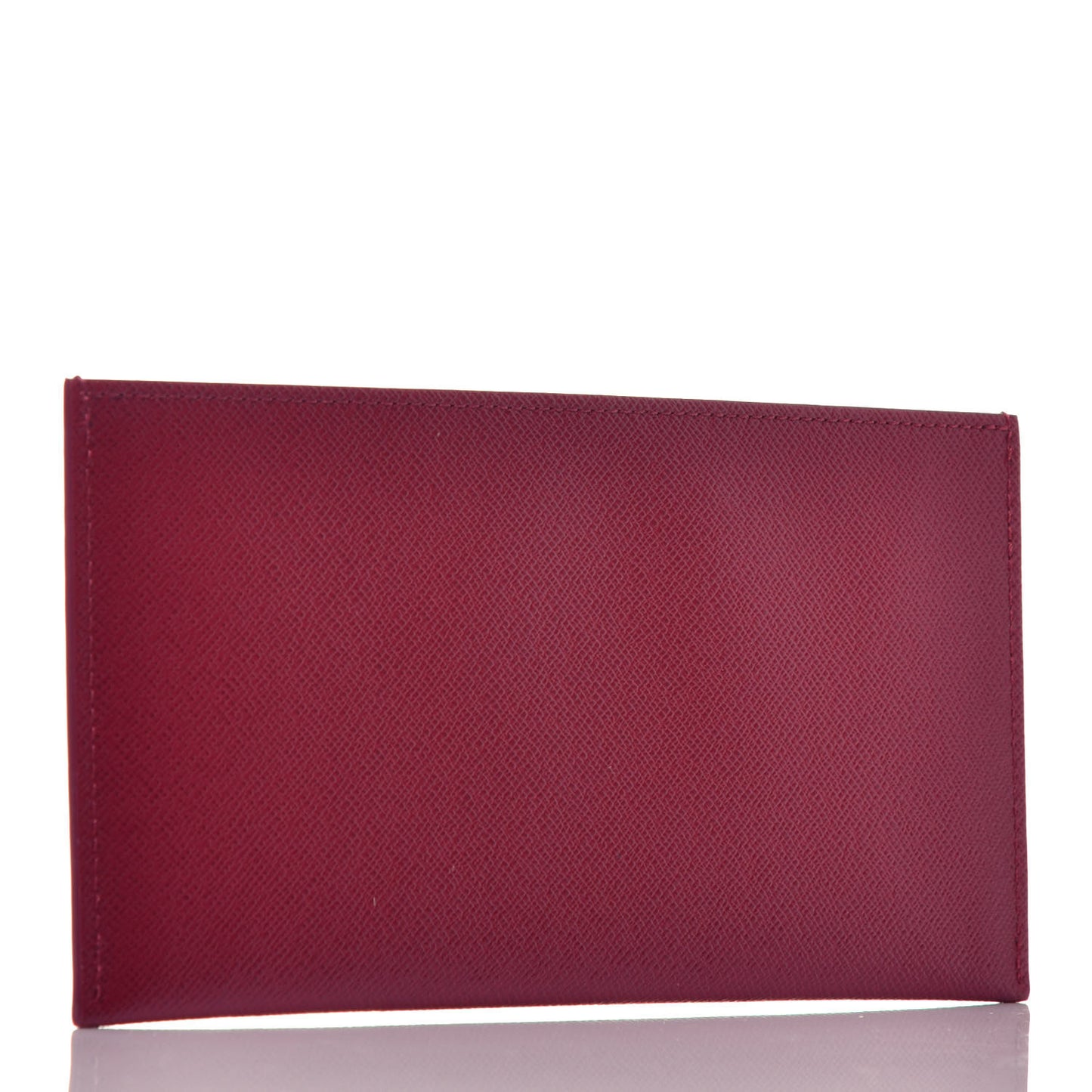 Calfskin Felicie Card Holder Insert Fuchsia