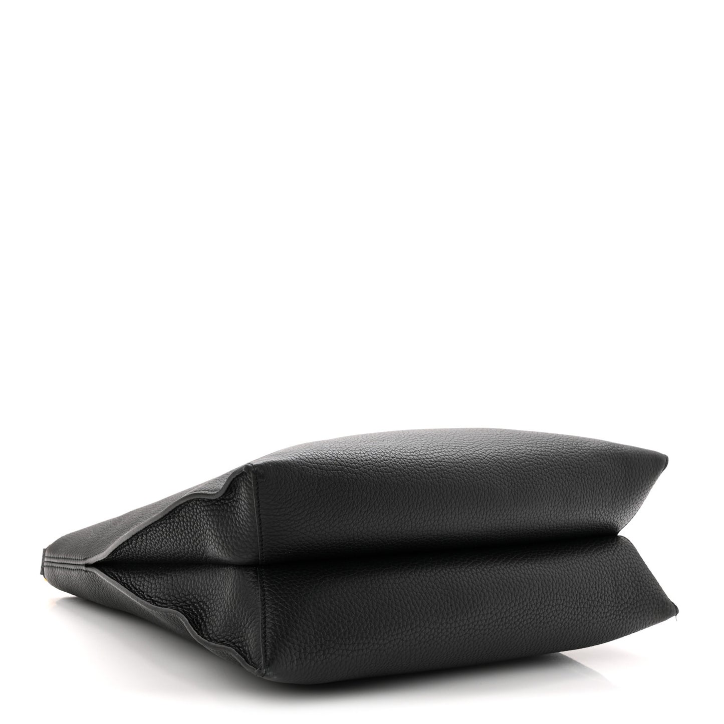 Pebbled Calfskin Small Alix Padlock Zip Hobo Bag Black