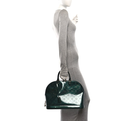 Louis Vuitton Vernis Alma GM Noir Magnetique 2 of 9