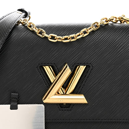 Louis Vuitton Epi Twist Shoulder Bag MM Black 5 of 9