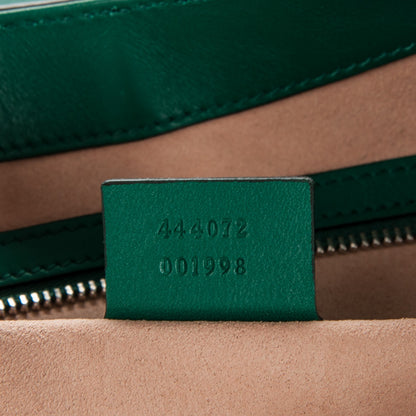 Gucci Calfskin Web Embroidered Small Dionysus Hobo Emerald Green 7 of 7