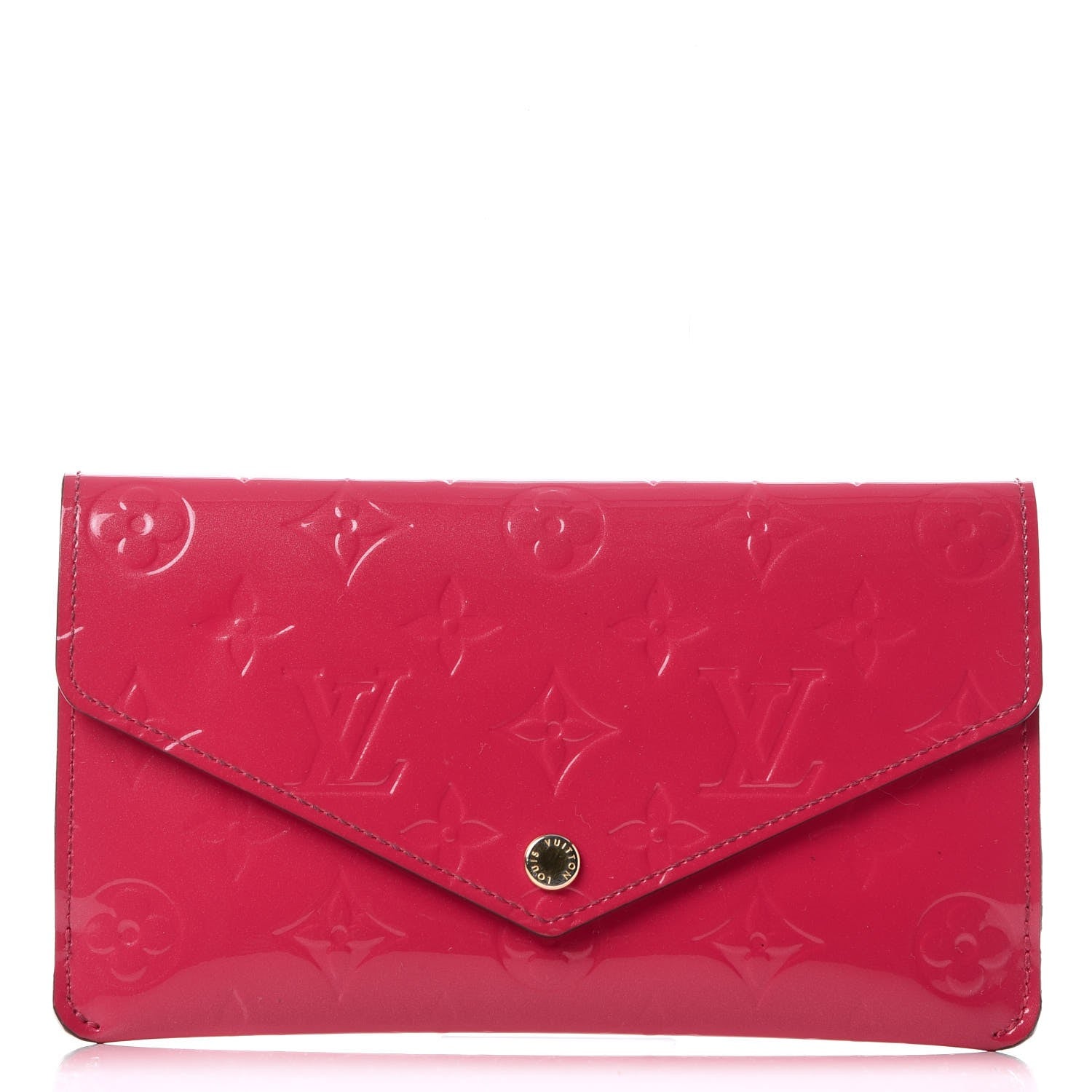 Louis Vuitton Vernis Jeanne Wallet Hot Pink 1 of 8