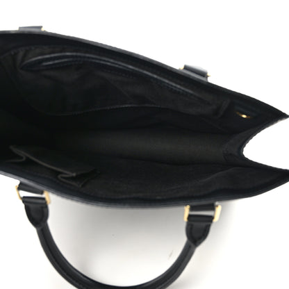 Louis Vuitton Epi Sac Plat PM Black 5 of 12