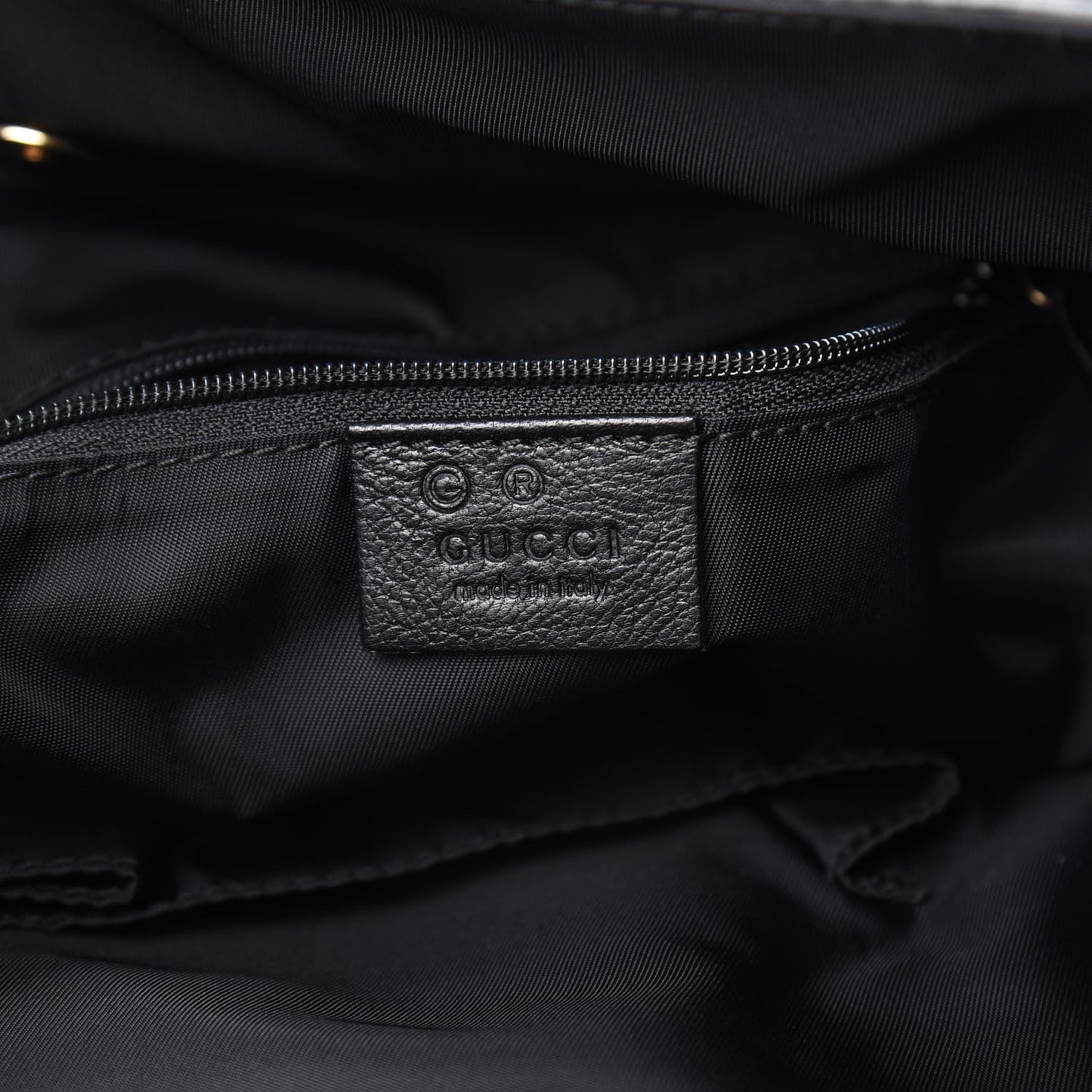 Guccissima Full Moon Tote Black