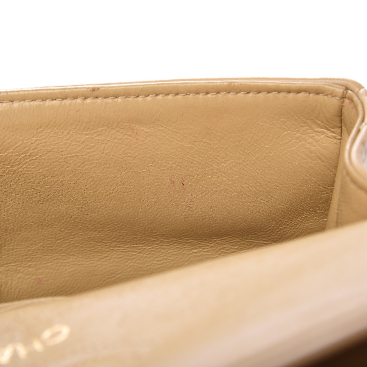 Chanel Lambskin Quilted Small Double Flap Beige 20 of 25