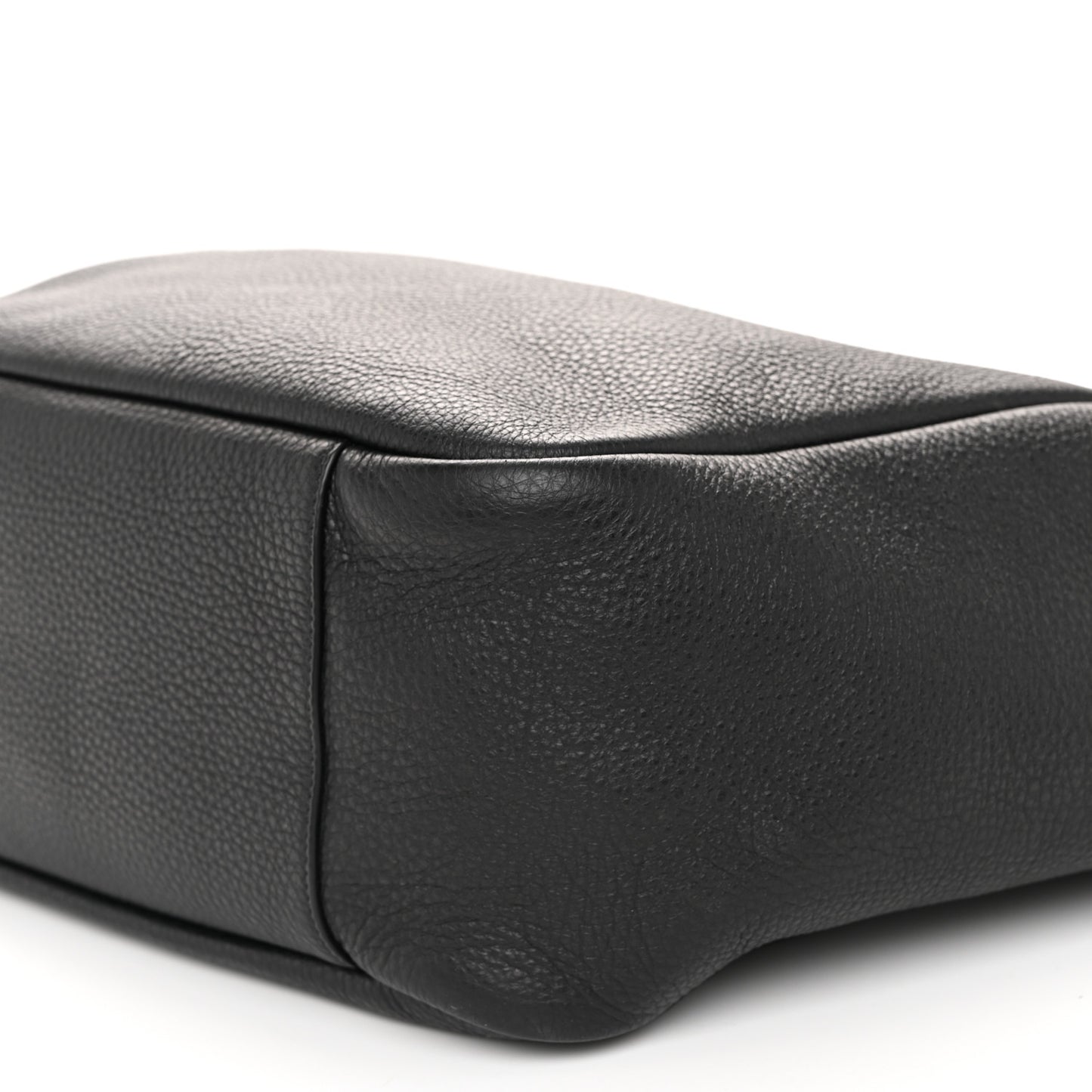 Grained Deerskin Bea Tote Black