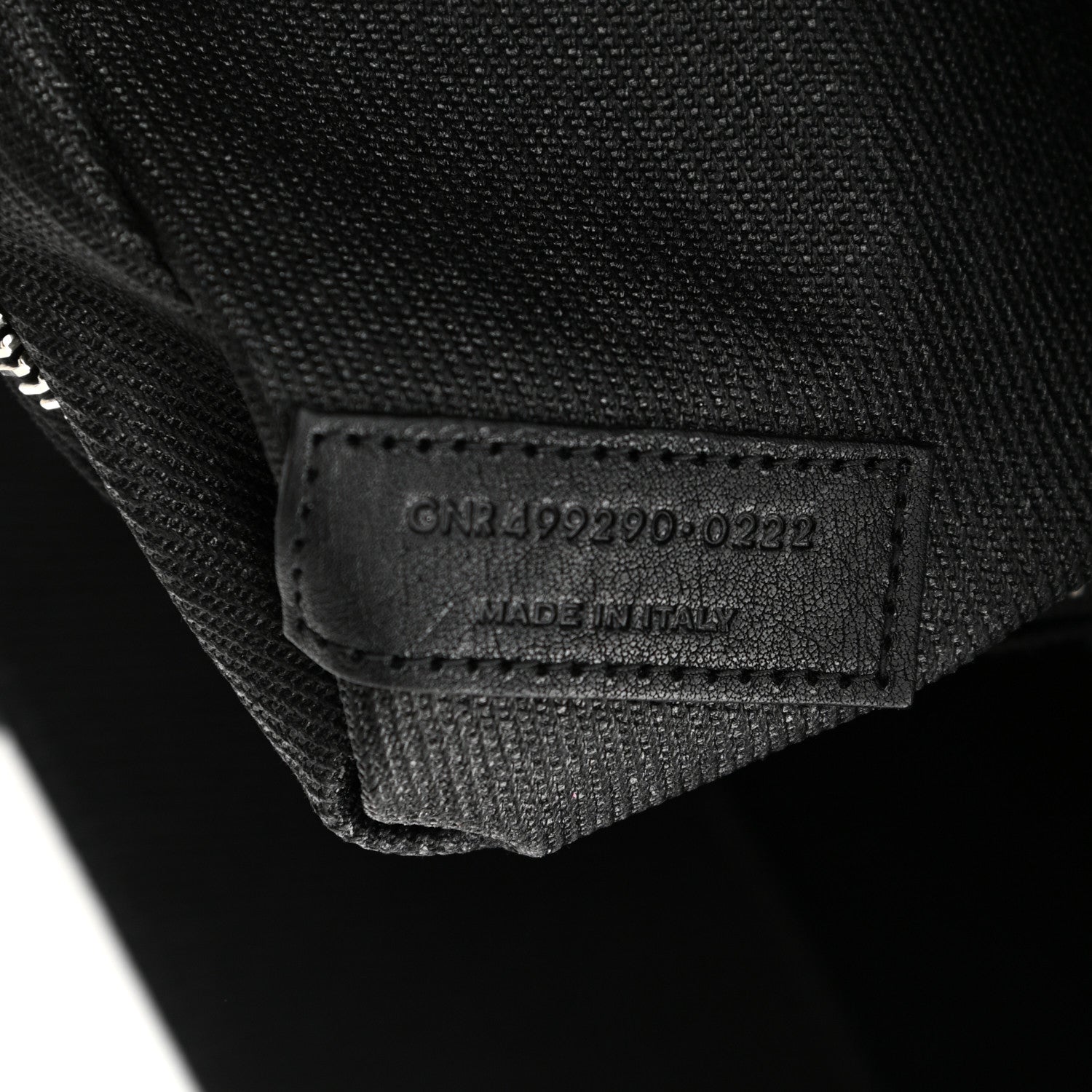 Saint Laurent Linen Calfskin Rive Gauche Tote Black 7 of 10