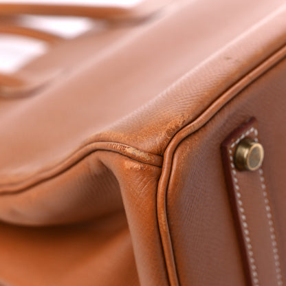 Hermes Courchevel Birkin 35 Gold 12 of 17