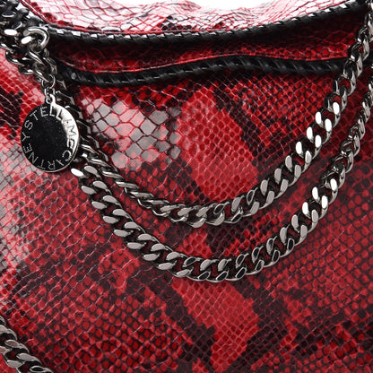 Stella McCartney Eco Python Falabella Fold Over Tote Red 9 of 9