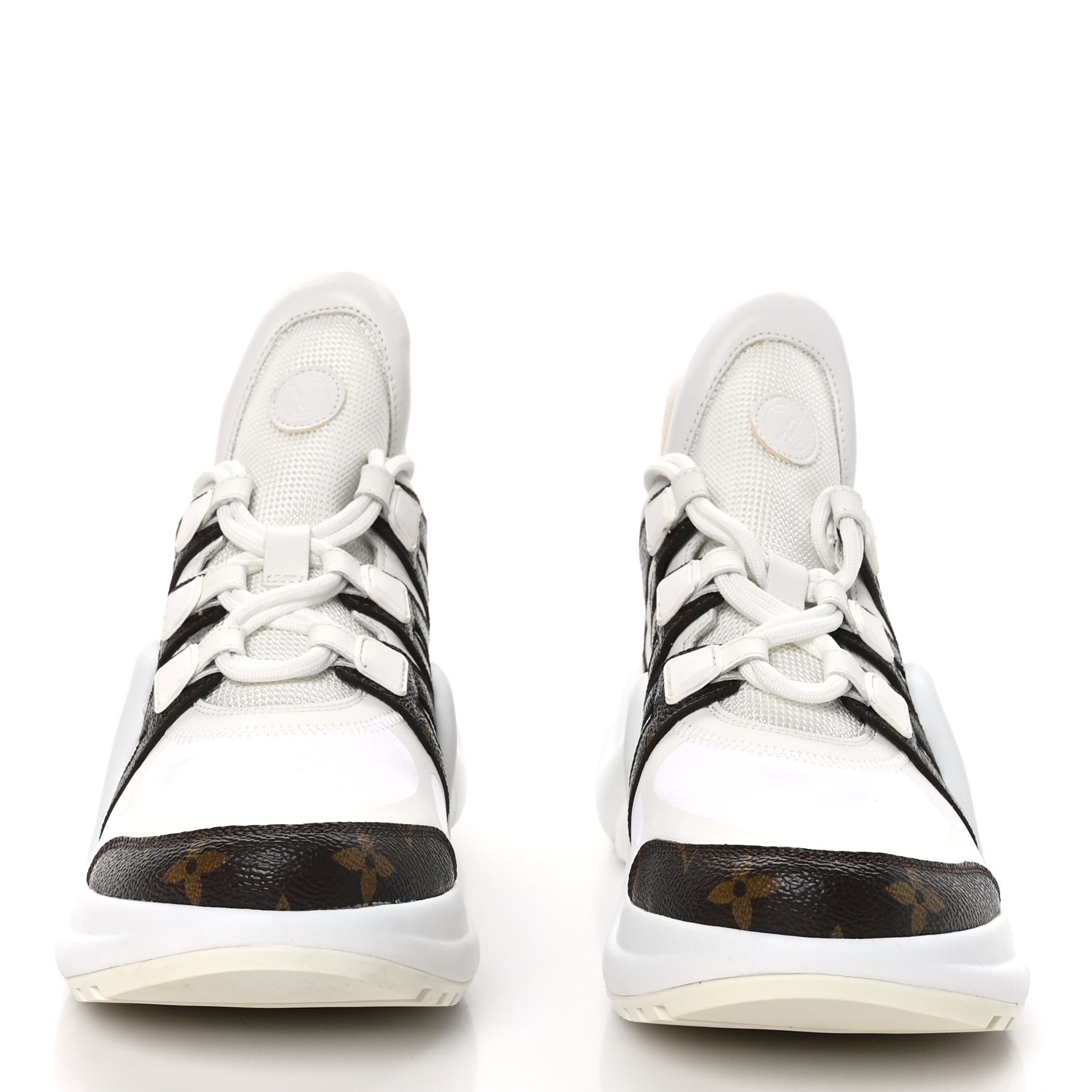 Louis Vuitton Patent Monogram LV Archlight Sneakers 39 White 2 of 8