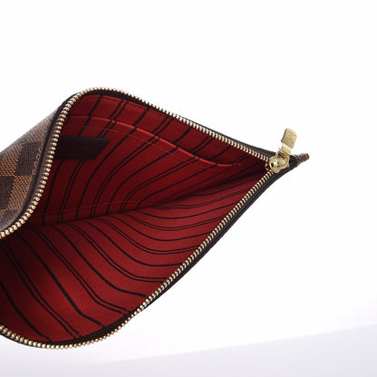 Louis Vuitton Damier Ebene Neverfull MM GM Pochette 5 of 7