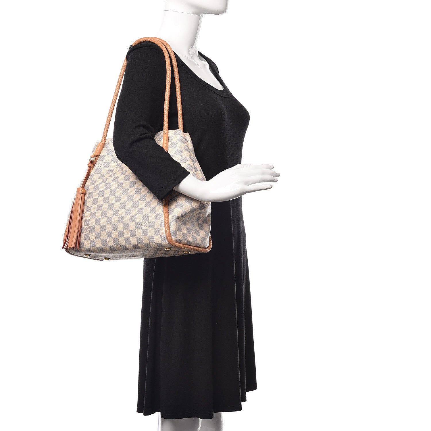 Louis Vuitton Damier Azur Propriano Rose Ballerine 2 of 12