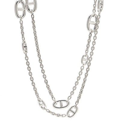 Hermes Sterling Silver Farandole Necklace 120 1 of 6