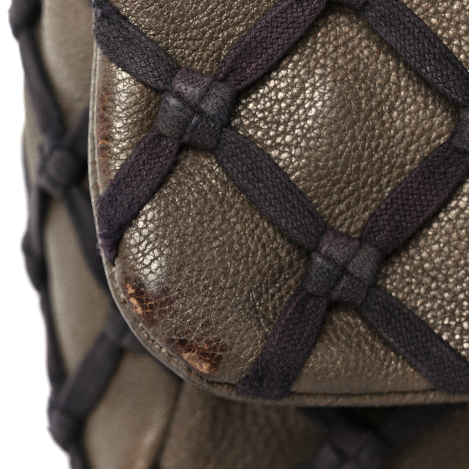 Chanel Calfskin Jumbo Canebiers Net Flap Brown 13 of 13
